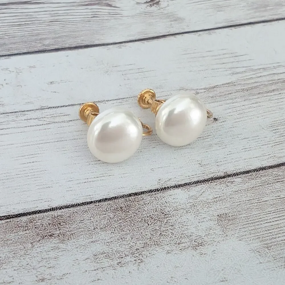 Vintage Clip On Earrings 0.5